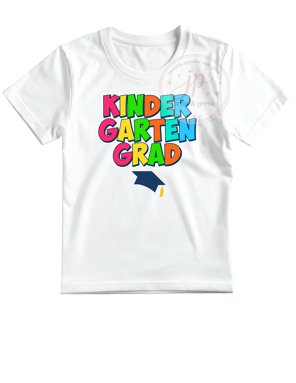 Colorful Graduation Tee