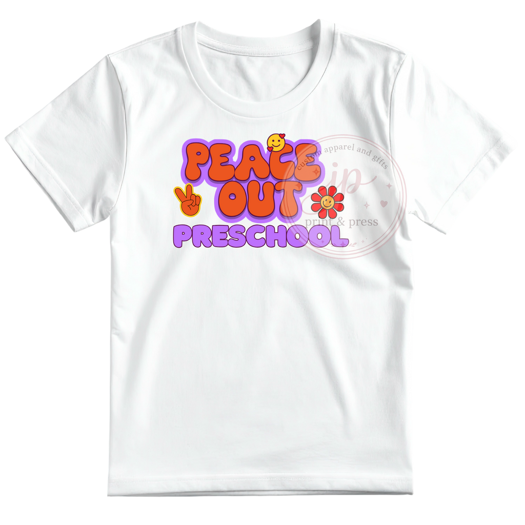 Peace Out Graduation Tee