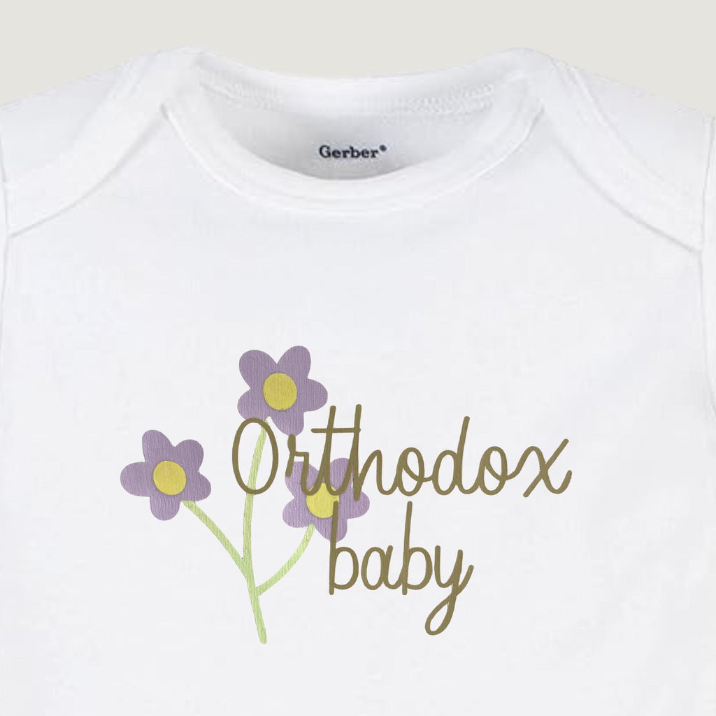 Orthodox baby onesie