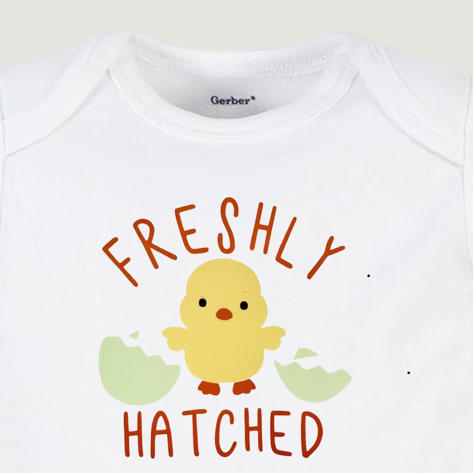 Freshly Hatched onesie, baby onesie