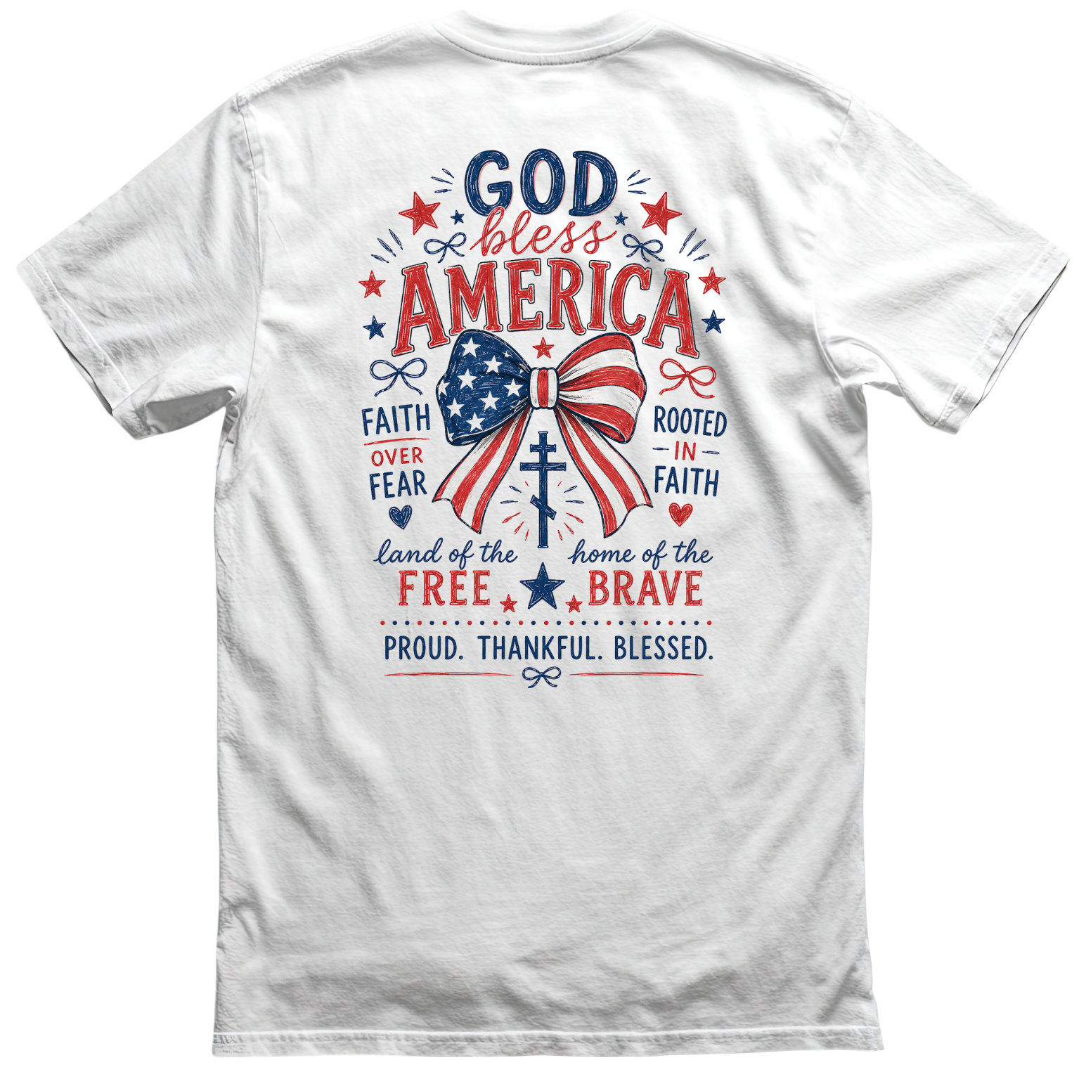 Patriotic Bow Orthodox Tee