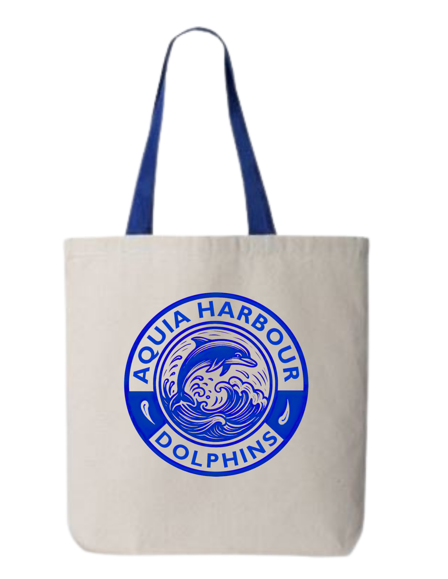 Dolphins Canvas Tote