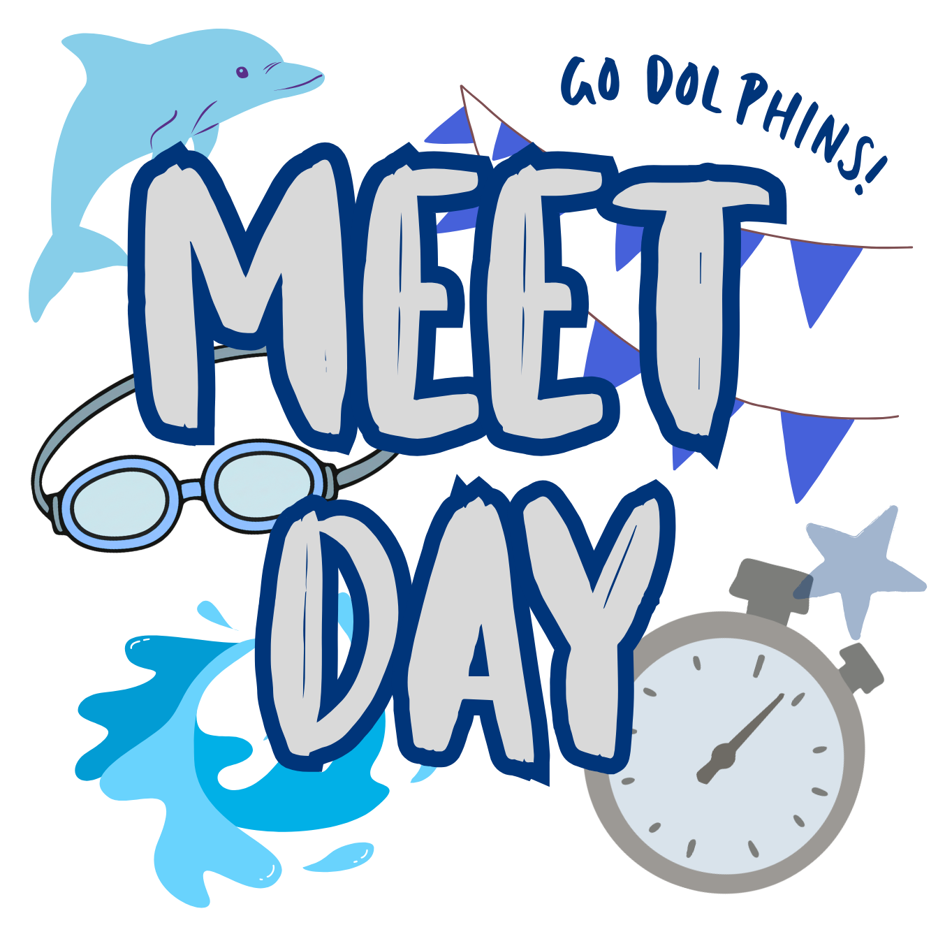 Dolphins Meet Day Tee