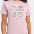 Floral Christogram t-shirt