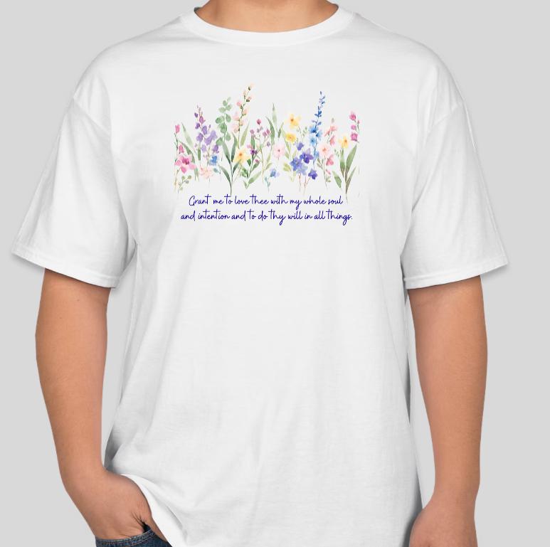 Grant me to love thee T-shirt, Orthodox t-shirt